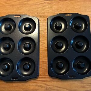 Black Non-Stick Donut Baking Pans